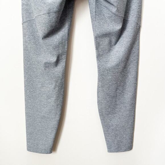 Outdoor Voices Medium Heathered Gray Blue Leggings Athleisure Running Coolmax - Picture 8 of 12